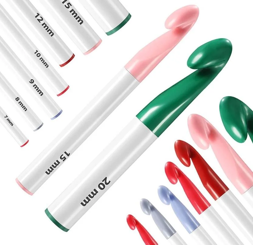 JUMBO CROCHET HOOKS - TAPERED - 7 SIZES — GuChet.com